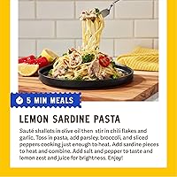 Vista 9 de Season Sardines in Water - Skinless & Boneless, No Salt Added, Wild Caught, 22g of Protein, Keto Snacks, More Omega 3's Than Tuna, Kosher, High in