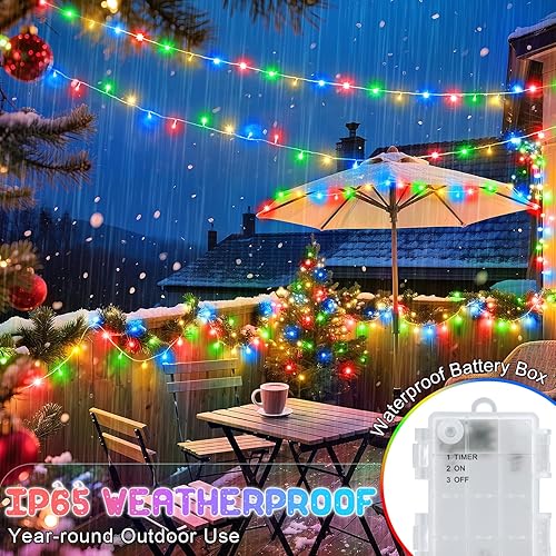 Miniatura 4 de Cadena de luces que funcionan con pilas