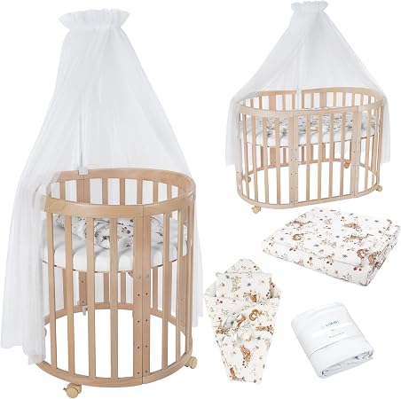 Parure De Lit Enfant S.Oliver Bedding Cloud 100x135 Cm - Housse Couette Et Taie 40x60 Cm Motif Nuages Étoiles