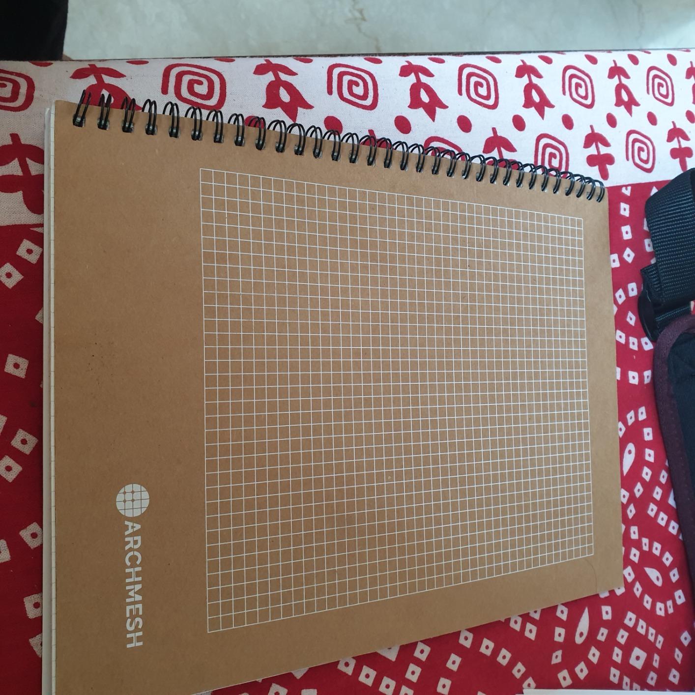 Archmesh , Square Grid Notebook, A4 Size (8.5X11 Inches), Square Graph