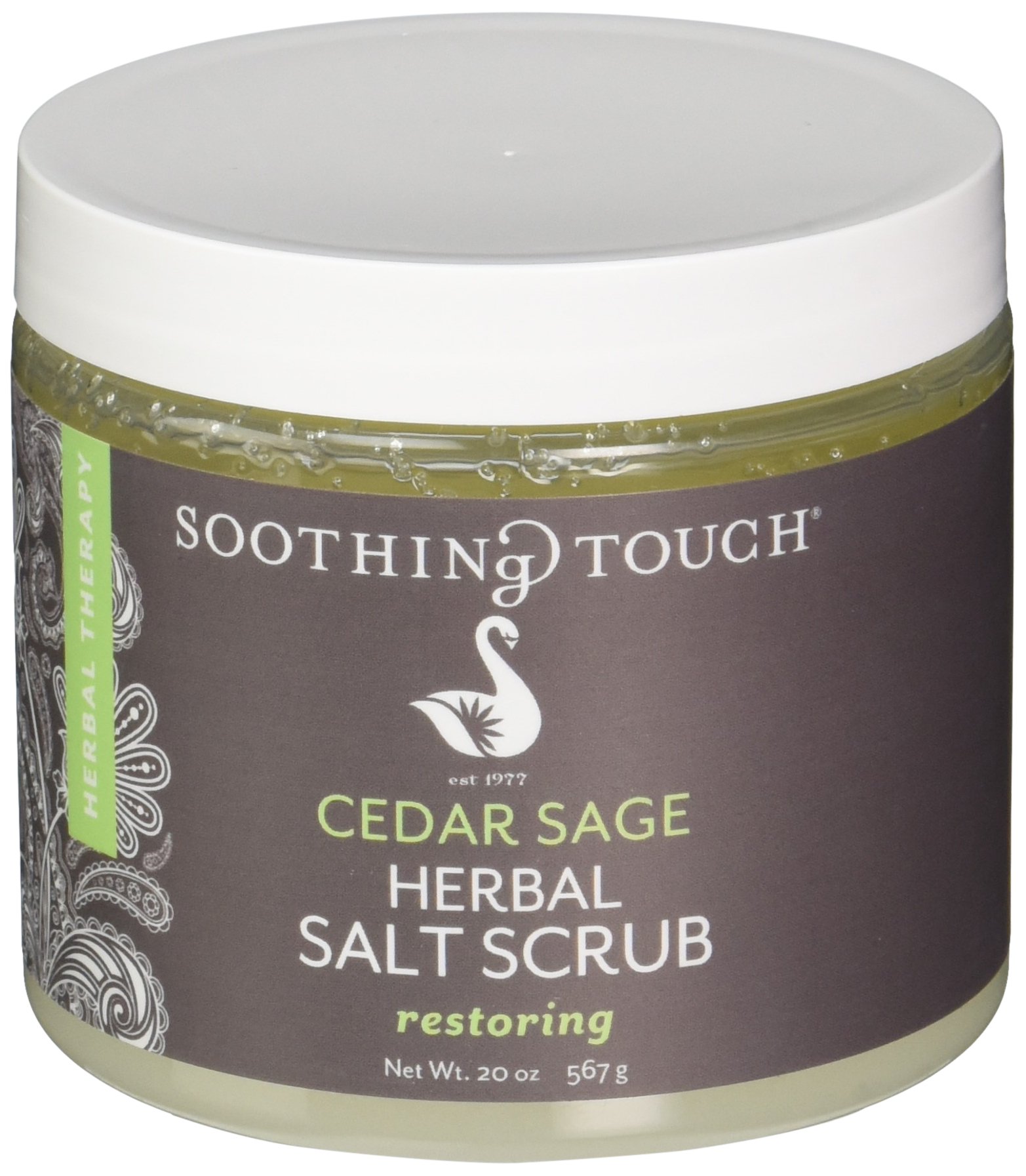 Cedar Sage Herbal Salt Scrub, 20 oz