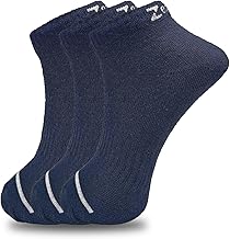 Men's Cotton Ankle-Length Socks – Comfortable Everyday Wear – Black, Military Green, Navy Blue, Grey, Dark Grey – Pack of 3/4/5/6/10