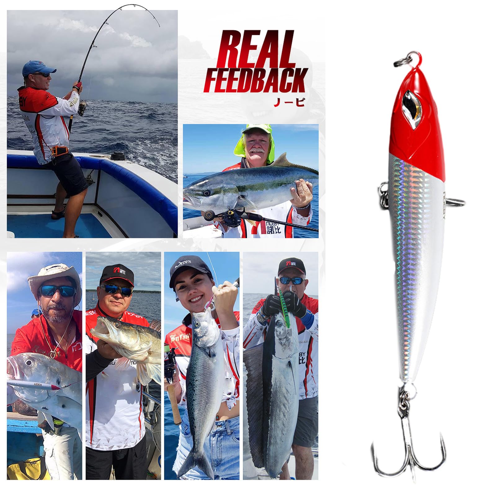 Leurres de pêche 86 g 190 mm appâts durs artificiels hameçons triples appâts de pêche appâts de pêche Crankbait Leurres coulant pour truite de mer