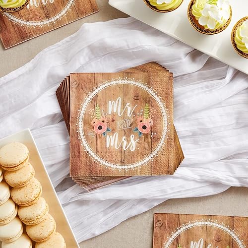 Miniatura 4 de Juvale Sirve 24 platos de despedida de soltera, servilletas, tazas y cubiertos, decoraciones de boda, suministros de fiesta de compromiso (144