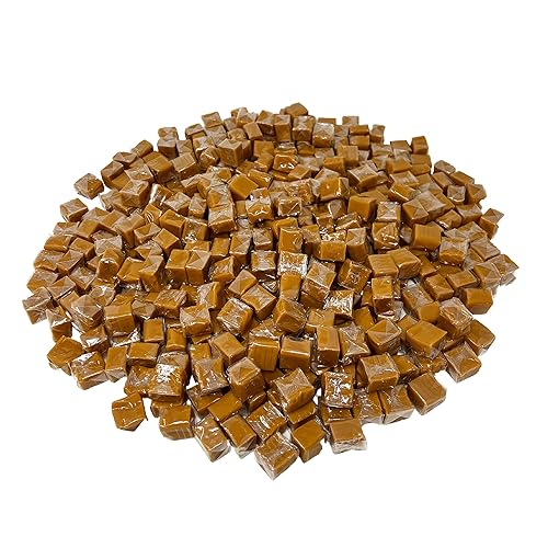 Miniatura 7 de Holiday Special Soft Vanilla Caramel Chews - 3 libras - Bocadillos masticables de caramelo gourmet cuadrados de Carmel Old Fashioned  Caramelos