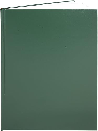 Miniatura 7 de BookFactory - libro en blanco anotador en blanco 96 páginas formato liso en blanco 810pulgadas con tapa dura cosida Smyth