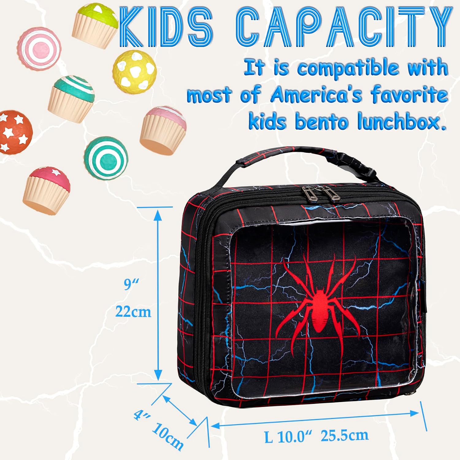 Boys Backpack with Lunch Box for Kids for Age 6-8 8-10 10-12School Bag for Middle High School Primary Preppy Bookbag Black