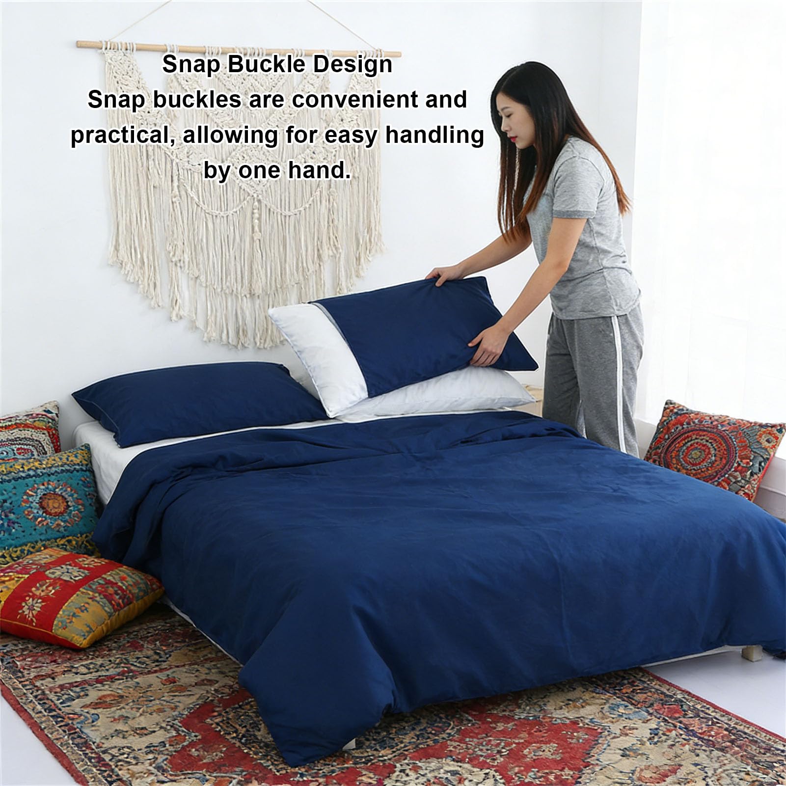 Ejoyous Forro para Saco de Dormir, Sábana de Viaje de Poliéster Lavable Portátil, Sábana Ligera para Acampar para Aventuras Al Aire Libre, Doble Uso como Saco de Dormir y Funda Nórdica