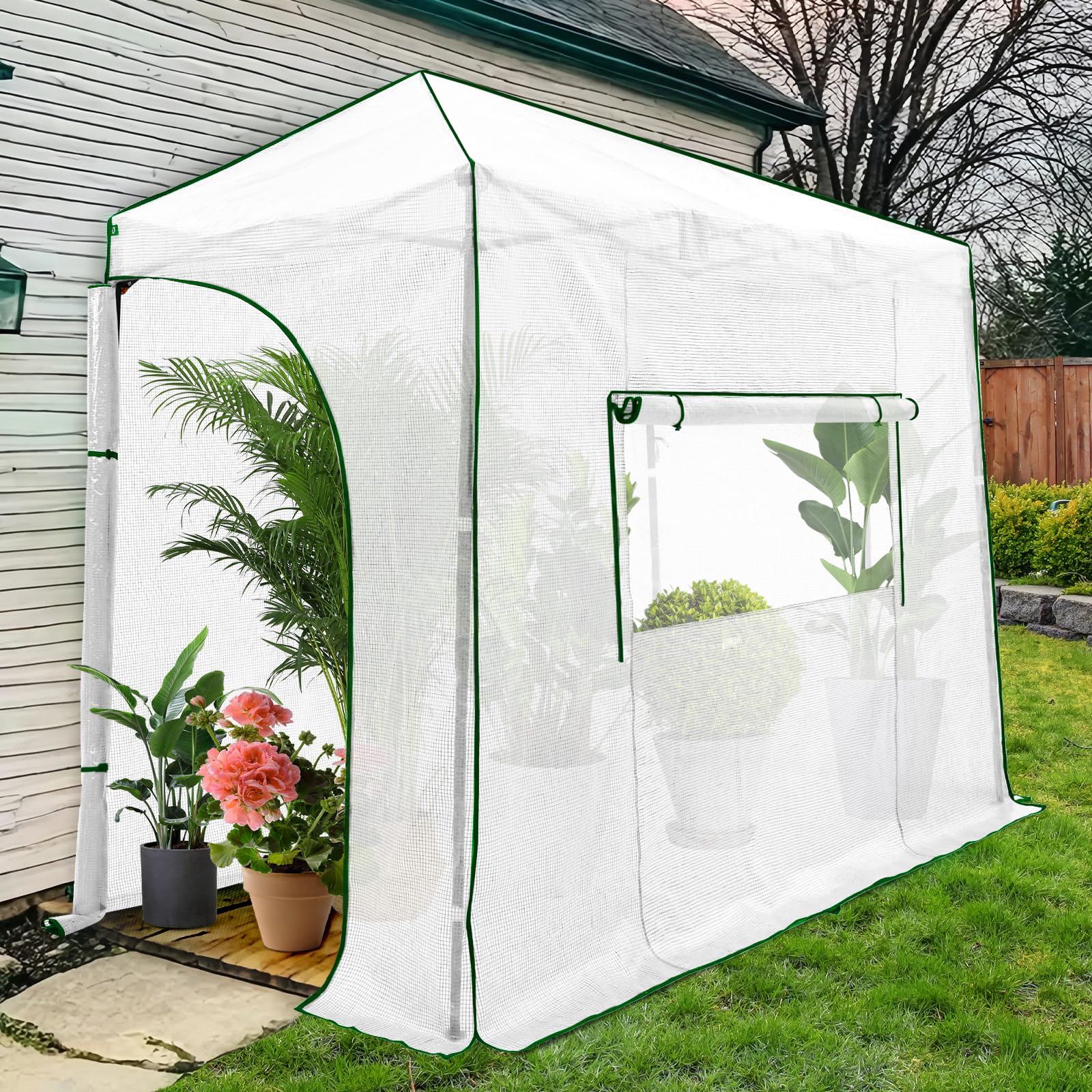 EAGLE PEAK 10x5 Easy Setup Pop Up Greenhouse