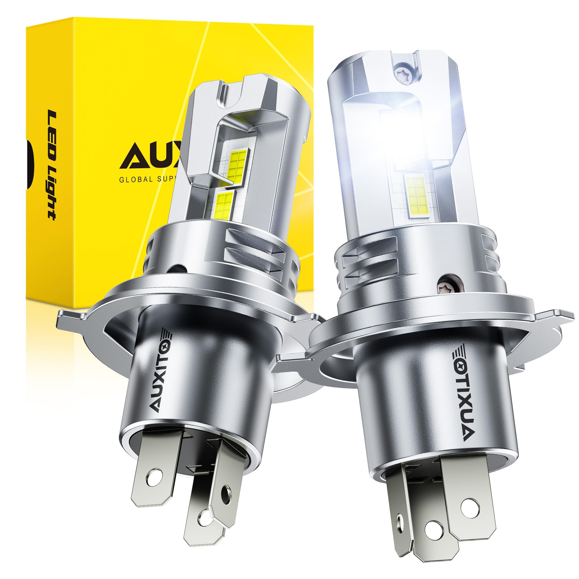 AUXITO Latest 9005 Bulbs, 50000LM 6500K Cool White, Direct Replacement 9005/HB3 Light Bulbs with Cooling Fan, Plug and Play CANbus Ready No Flicker, Pack of 2 — view 10