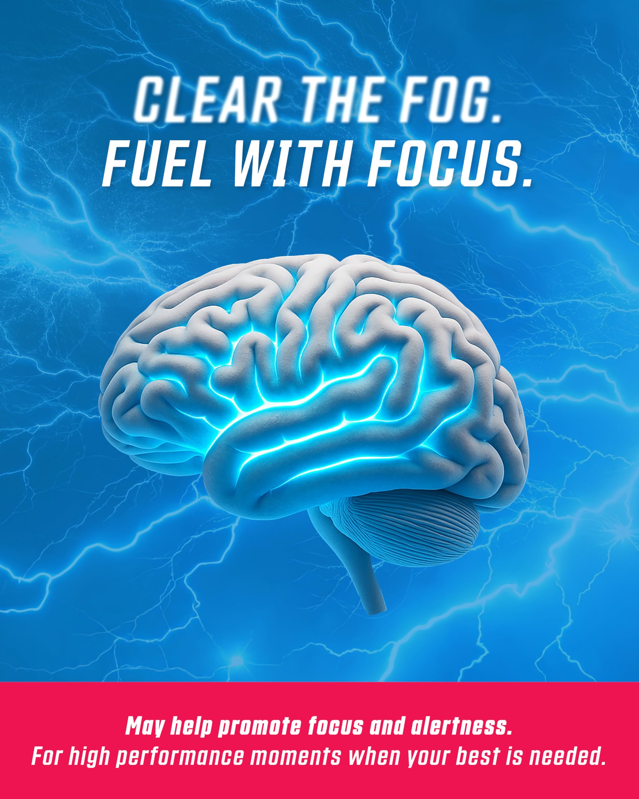 GRINDS Focus Nootropic Pouches, Alpha GPC + L-Theanine, Blue Raspberry — Amazon image 3