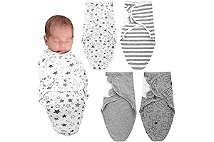 Newwiee 4 Pack Preemie Swaddles 3-6lbs