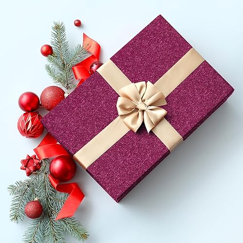 Miniatura 6 de Papel tapiz rosa intenso con purpurina para despegar y pegar, papel de contacto rosa brillante para paredes de armarios, papel de pared decorativo