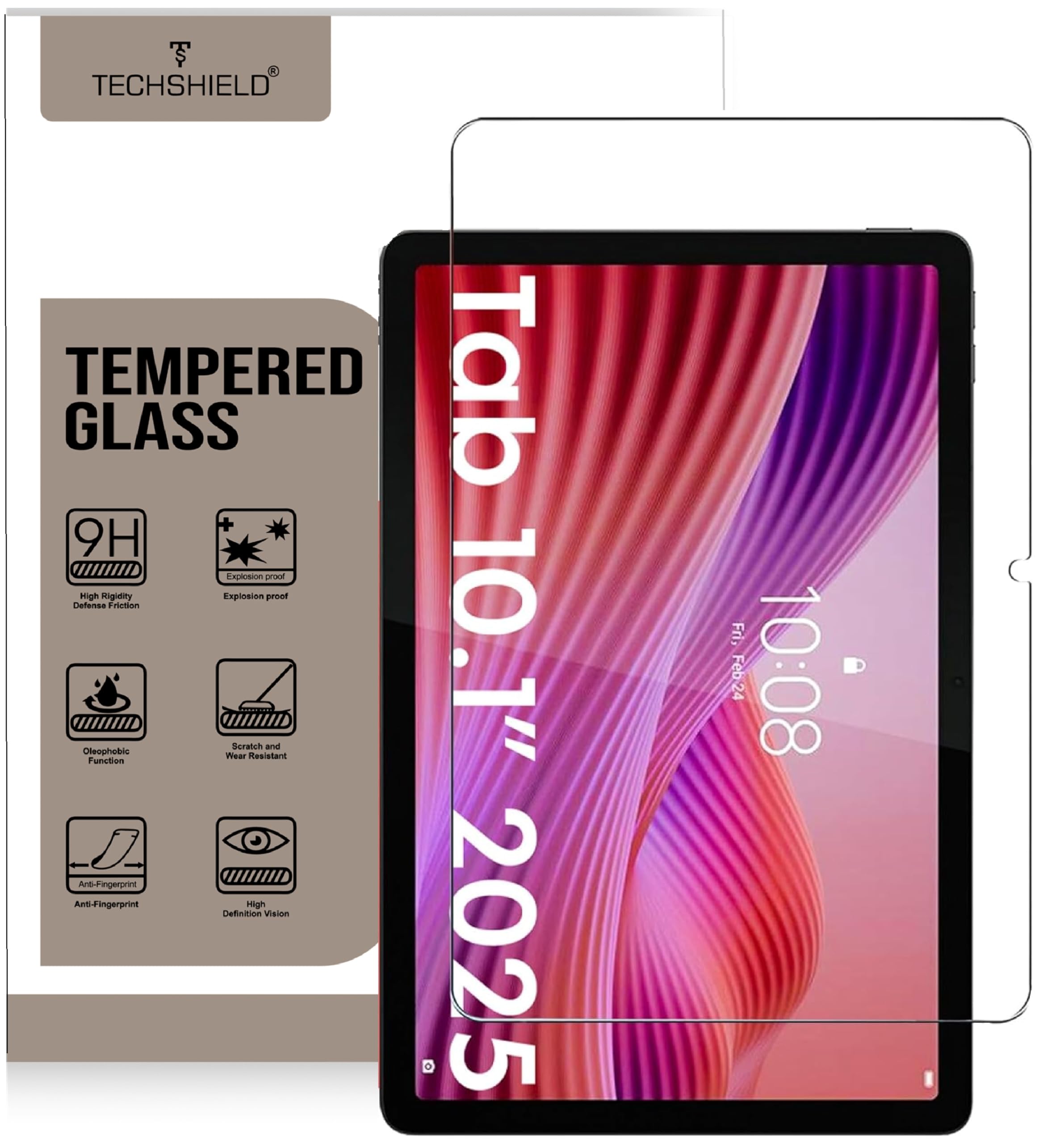 Tempered Glass Screen Protector Guard for Lenovo Tab 10.1 inch 2025 TB-311FU/TB311XU-image-42