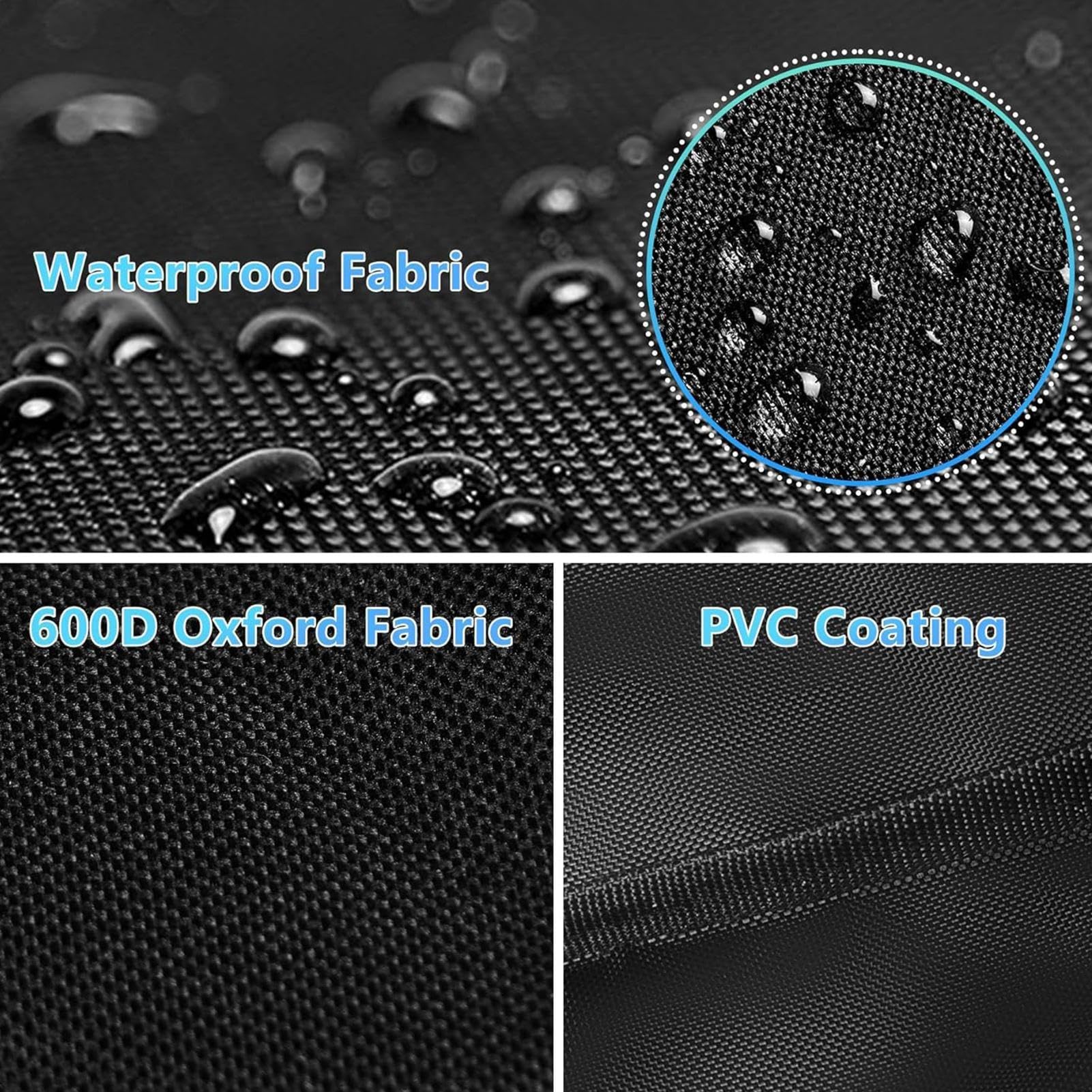 Bolsa portátil para cercas de perro – Solución de almacenamiento impermeable para vallas móviles, tela Oxford resistente, asas de transporte reforzadas, diseño compacto con espacio de