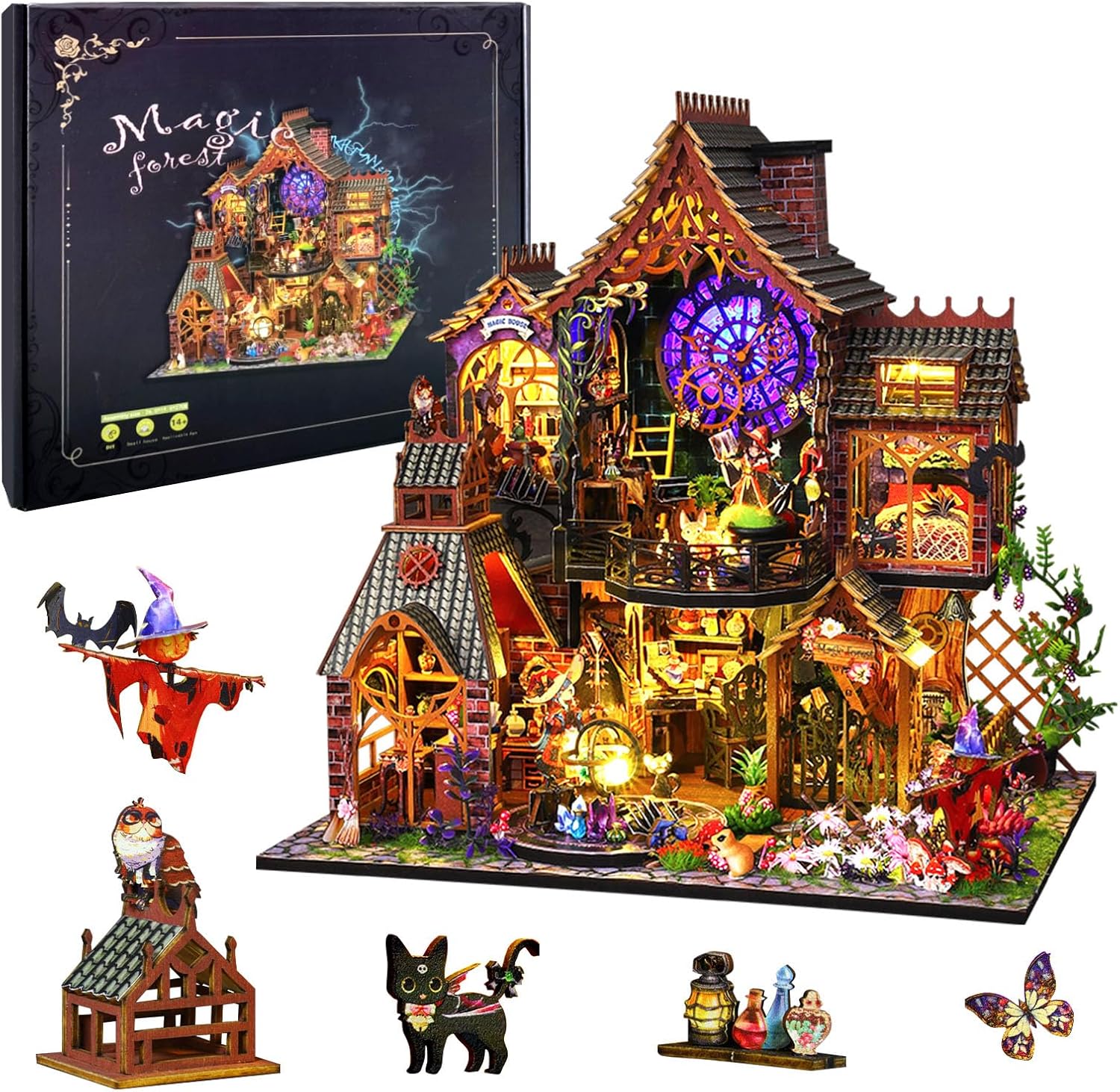 HOT Diy Miniature Haunted House Doll House DIY Miniature