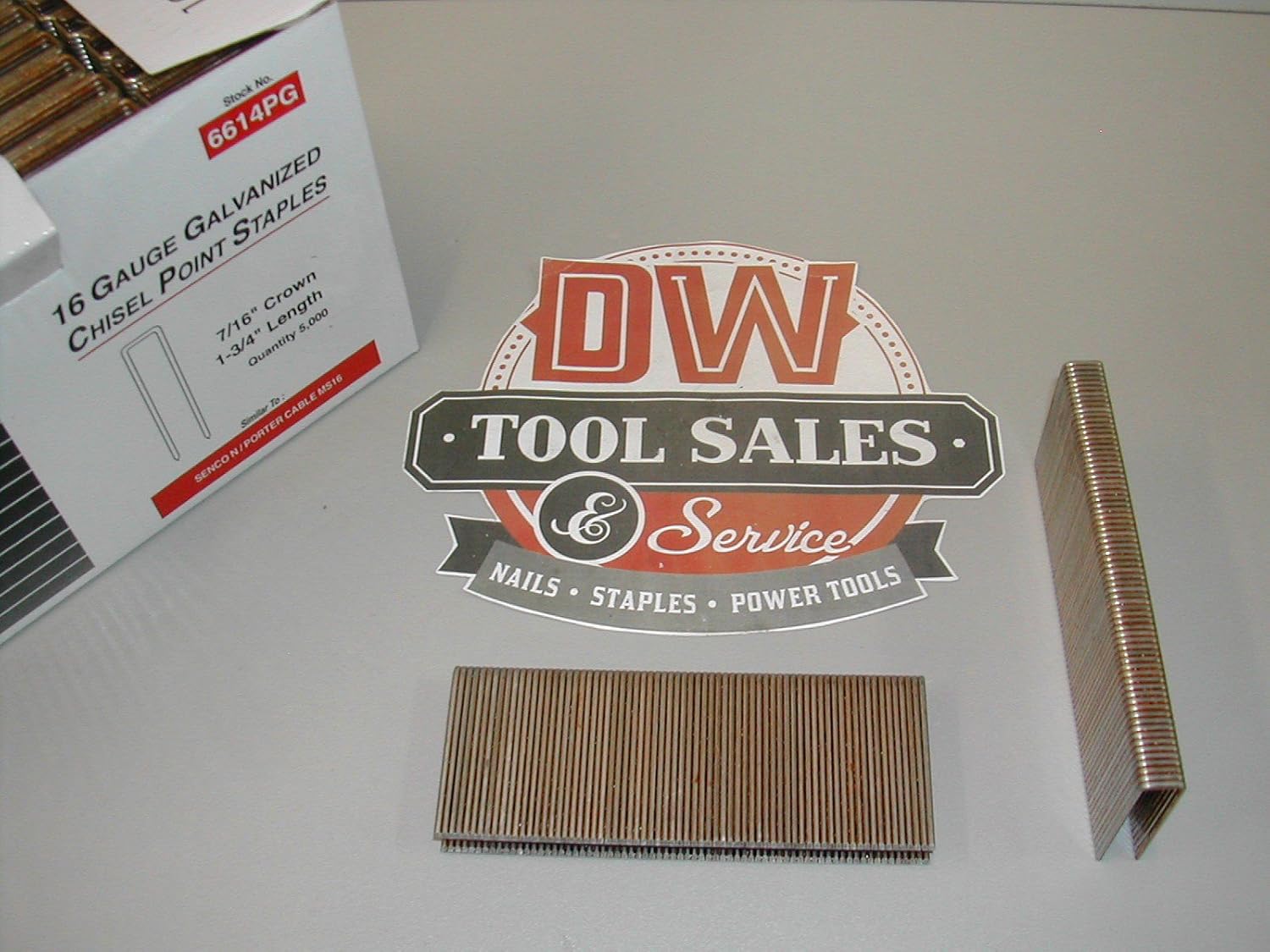 7/16 Crown 16 Gauge Staples 1 3/4 for Senco N Series S5 Bostitch (5,000) 6614PG