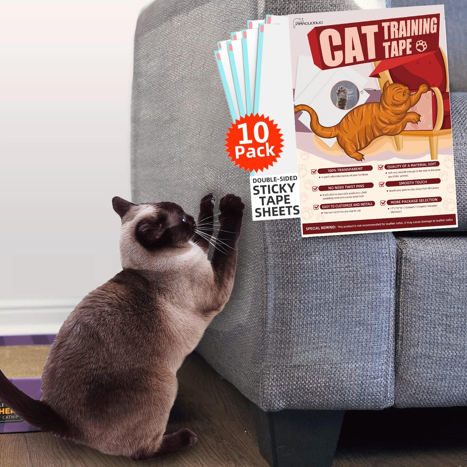 Cat Scratch Deterrent Tape Double Sided Anti Scratching