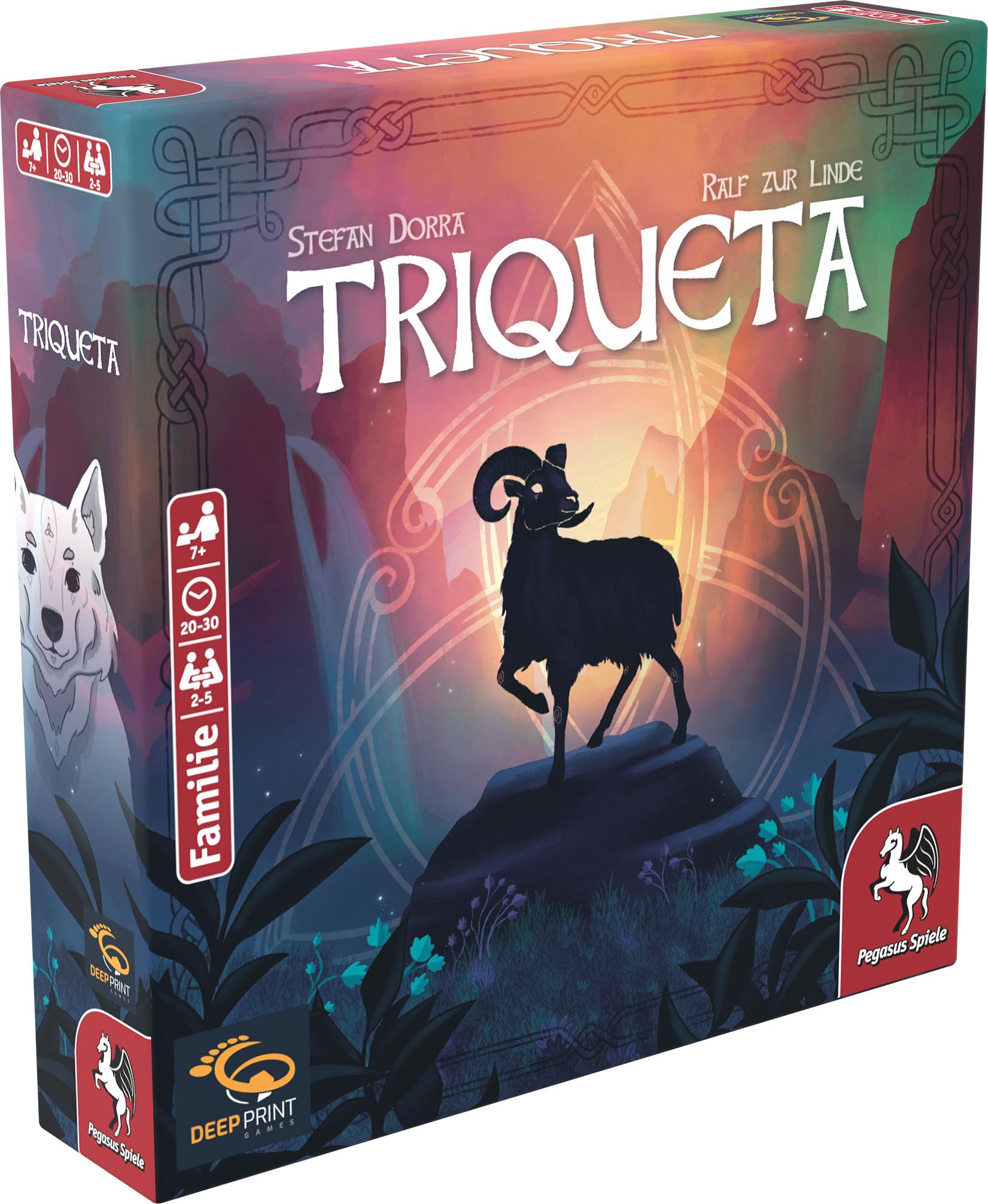 Pegasus Spiele 57820G Triqueta 2nd Edition (Deep Print Games)