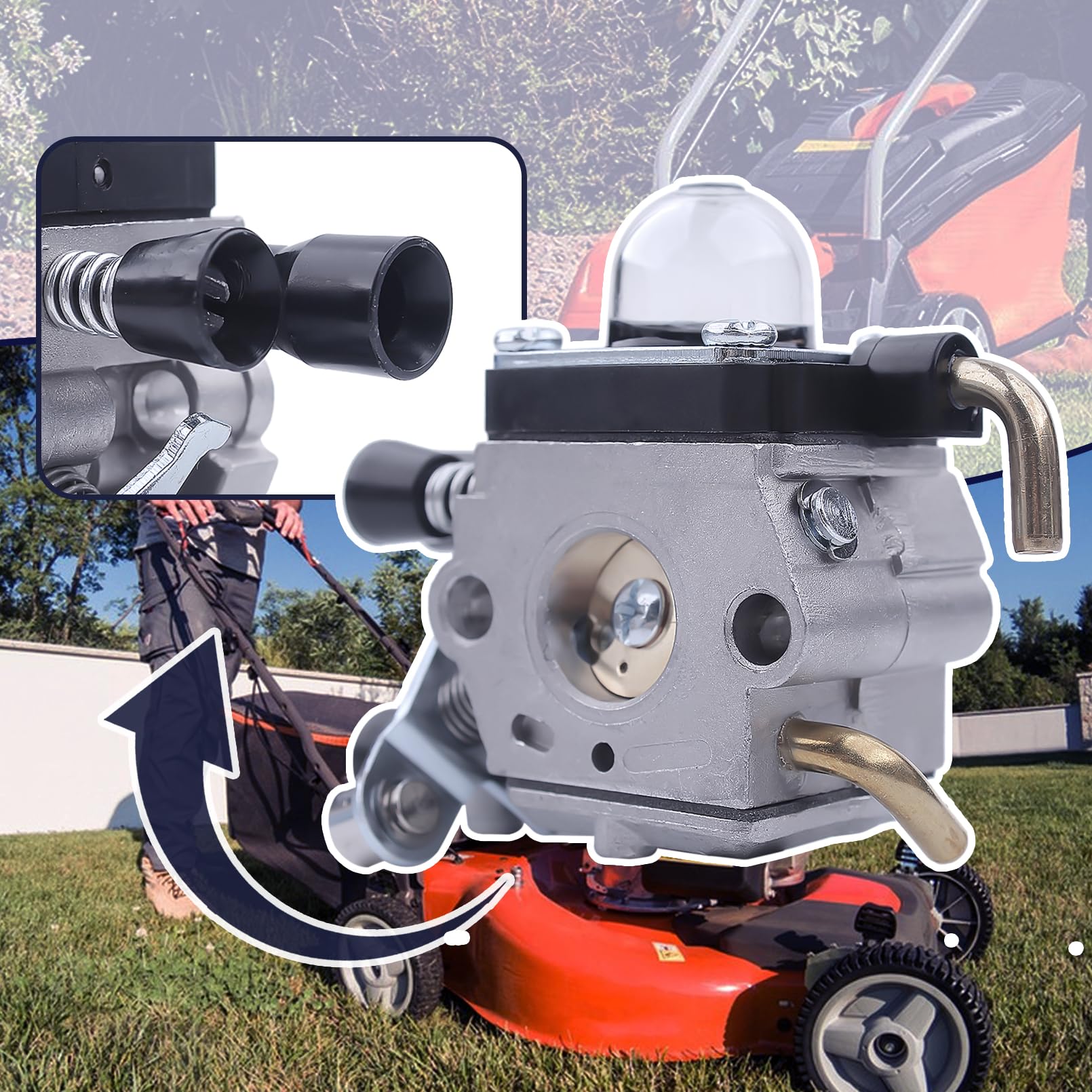 Carburatore Per STIHL FS75 FS76 FS80 FS85 Hochaster HT70 HT75 - Foto 10