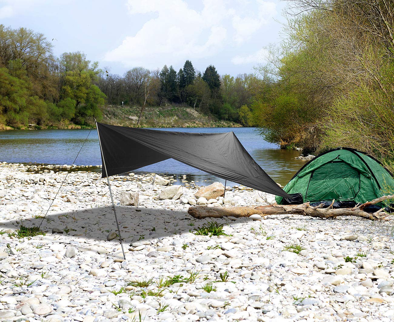 leichtes sonnensegel Semptec Urban Survival Technology Strand: und Robustes Outdoor-Sonnensegel, 3 x 3 m, mit Zubehör (Tarp, Strand leicht, Baby) Sport & Freizeit Camping Geschenke- Originelle Geschenkideen Praktische_Geschenke Size::Medium (53 cm - Riders 5'9