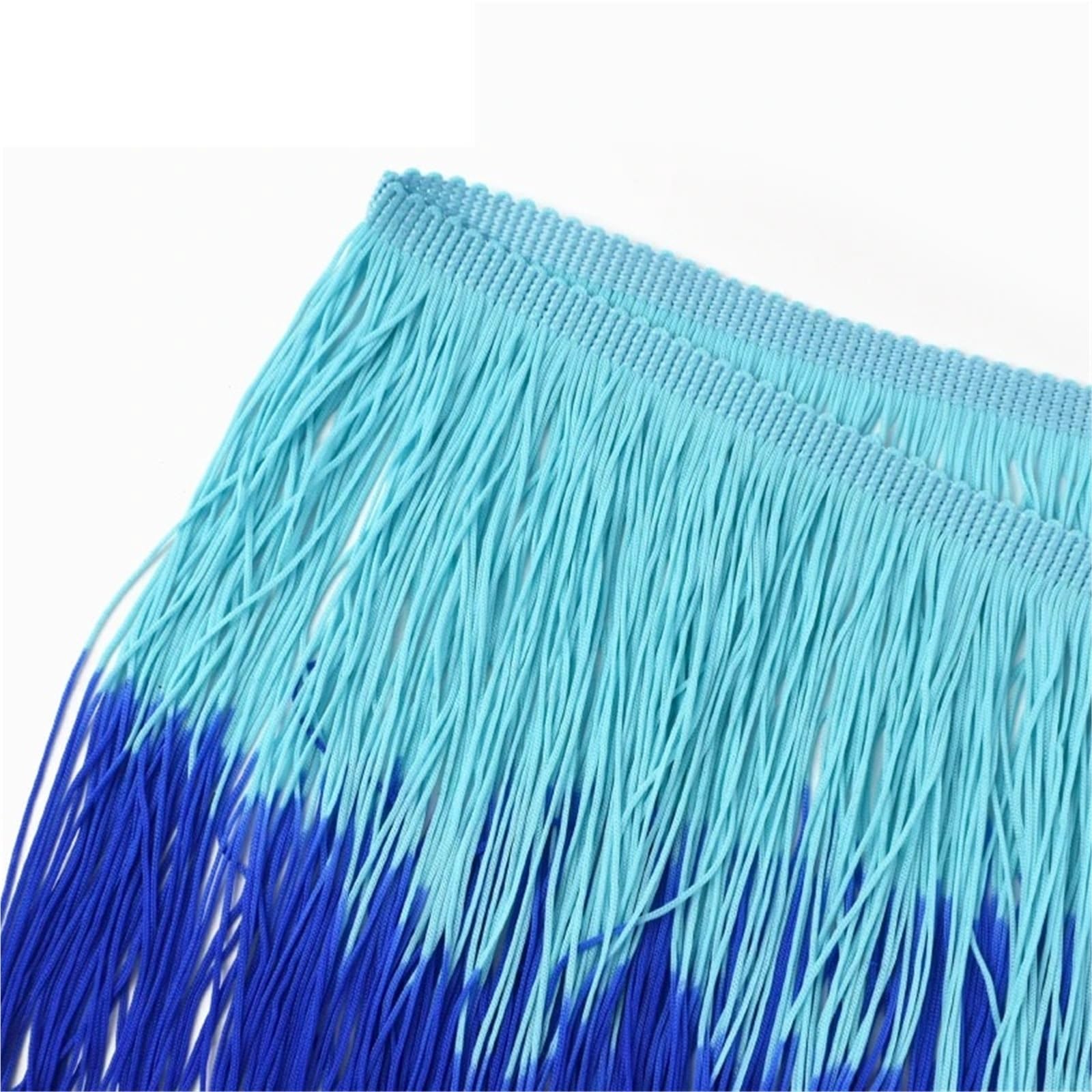 Szeroka koronka z frędzlami, Multicolor Tassel Fringe Trim 20cm 2m/5m(Color 14,20cm-5Meters)