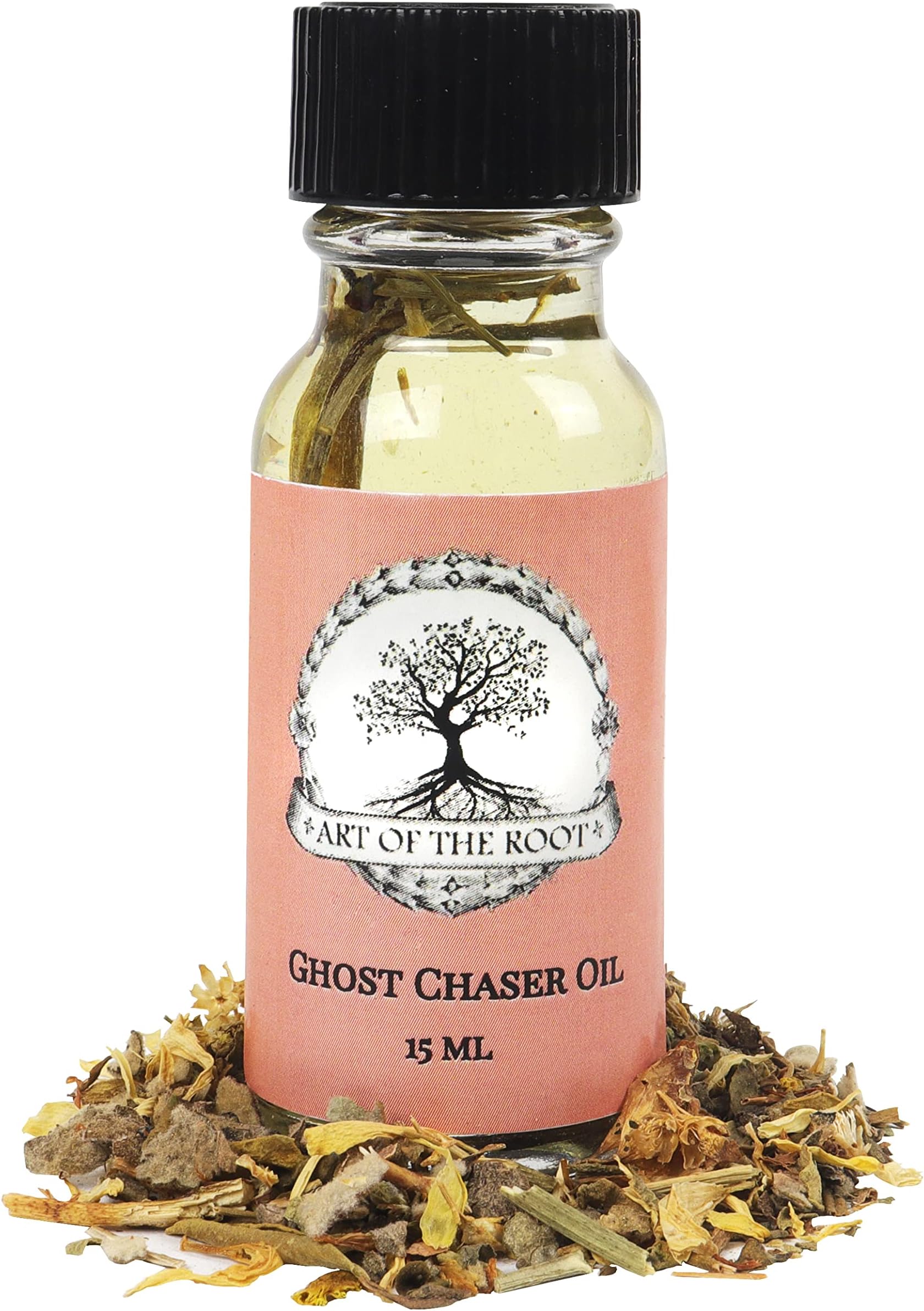 Ghost Chaser Oil 1/2 oz | Handmade with Herbs & Essential Oils | Negative Energy, Spirits, Ghosts, Witchcraft & Psychic Attacks Related Rituals | Wiccan Pagan Hoodoo Conjure Santeria