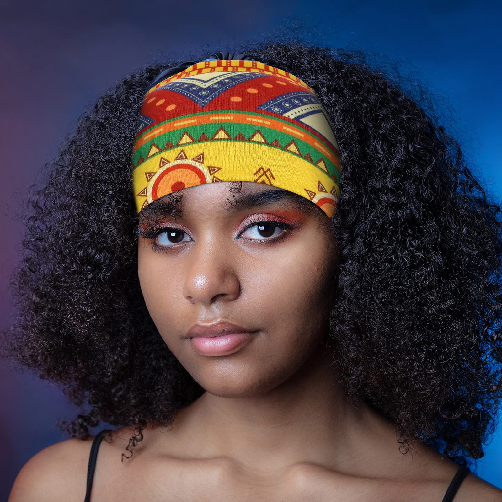Amazon.com : Censen 12 Pcs African Headbands for Women  display picture 3