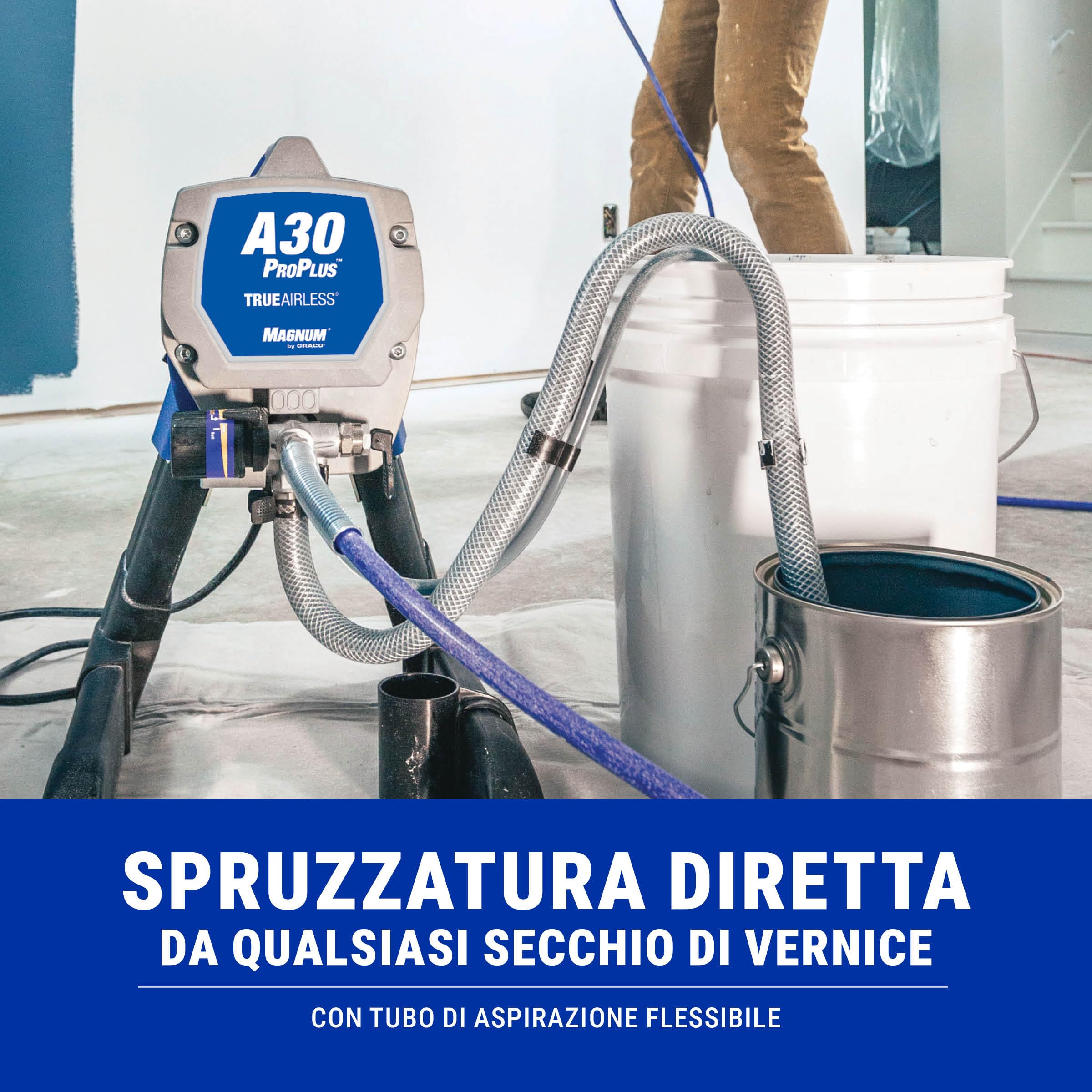Magnum by Graco 17C244 A30 ProPLUS Spruzzatore di vernice airless, per uso domestico (portata 1,0 l/min, pressione massima 207 bar)