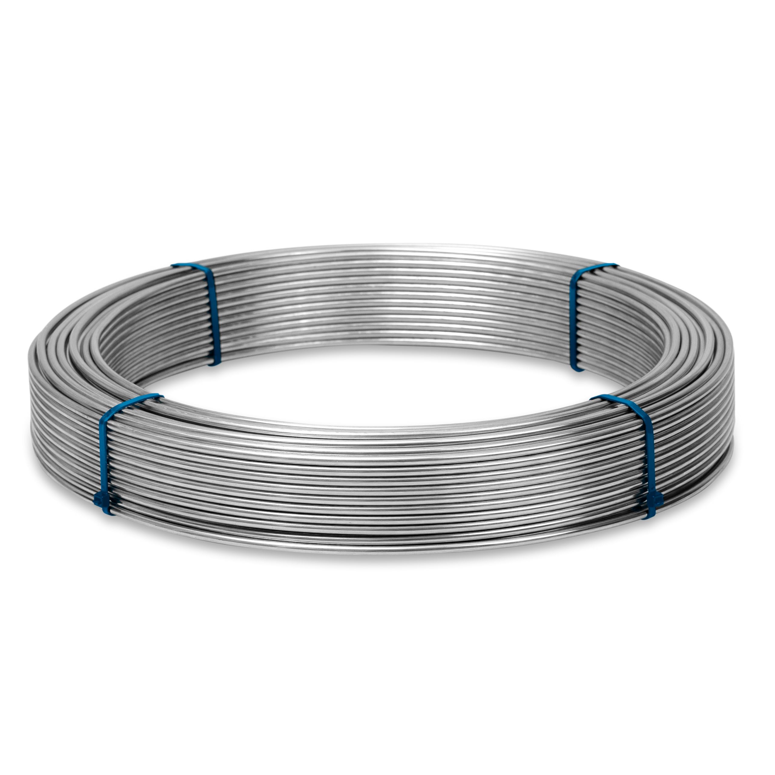 1-148 Metrów | Elastyczny Drut Aluminiowy 10 mm dla Ochrony przed Odgromem, Uziemiający, Okrągły (2 m)
