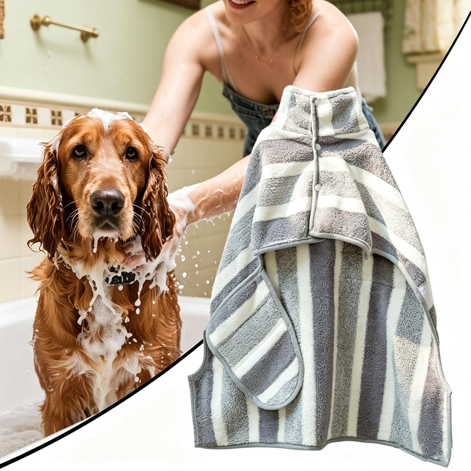 Accessoire Chien, Serviette for Chien, Peignoir for Chiens