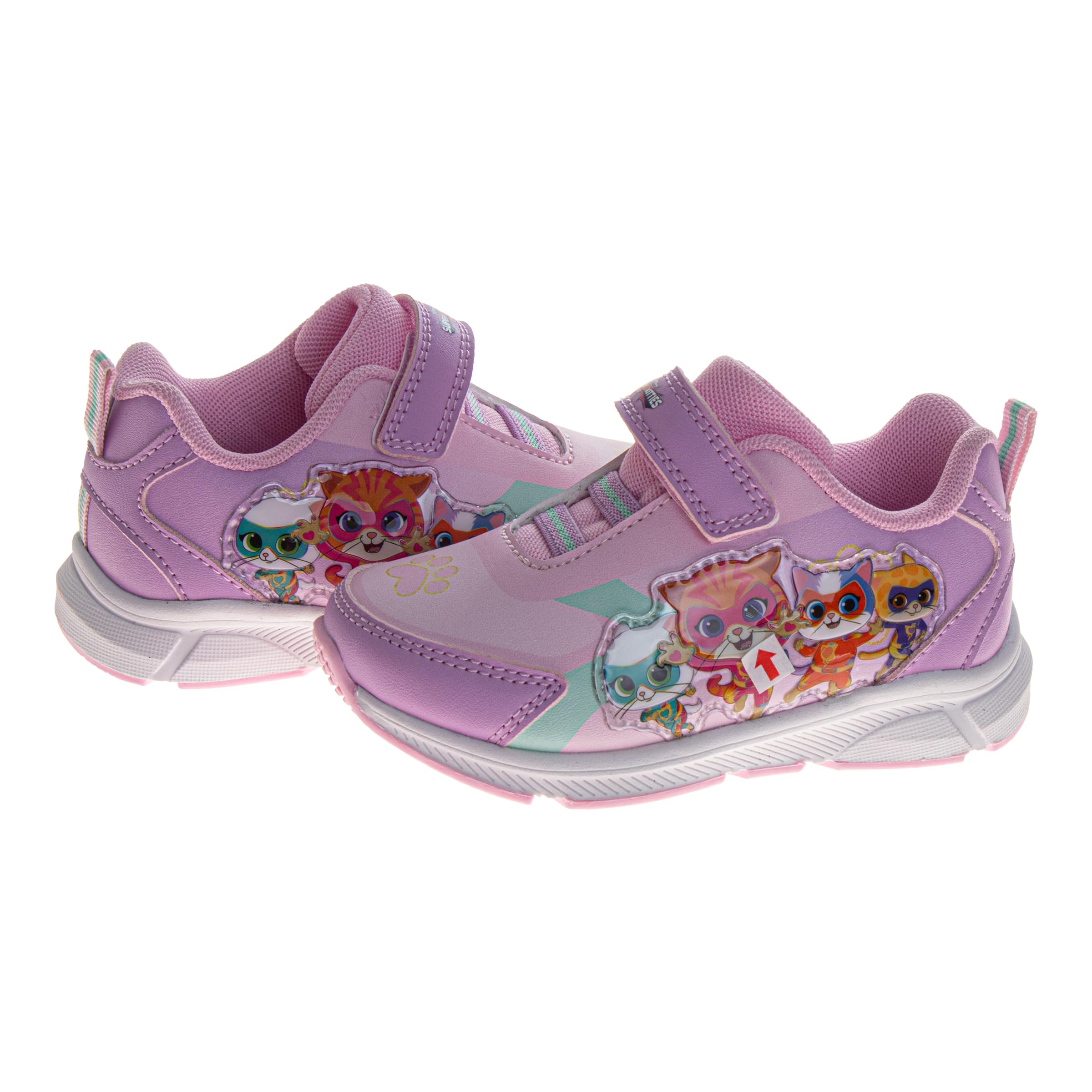 Bitsy Buddy Sparks - Scarpe da ginnastica per ragazze, con luci a LED, scarpe da ginnastica per bambine da 6 a 10 anni