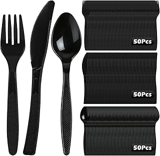 Wiederverwendbares Besteck Set, Messer, Gabeln und Löffel