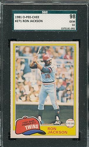 Unreal Opc Sgc 10 Gem Mint 1981 O-pee-chee #271 Ron Jackson Graded Perfect Tphlc - Baseball Cards