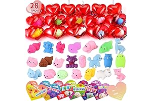 Valentines Day Cards for Kids with Mochi Squishies
