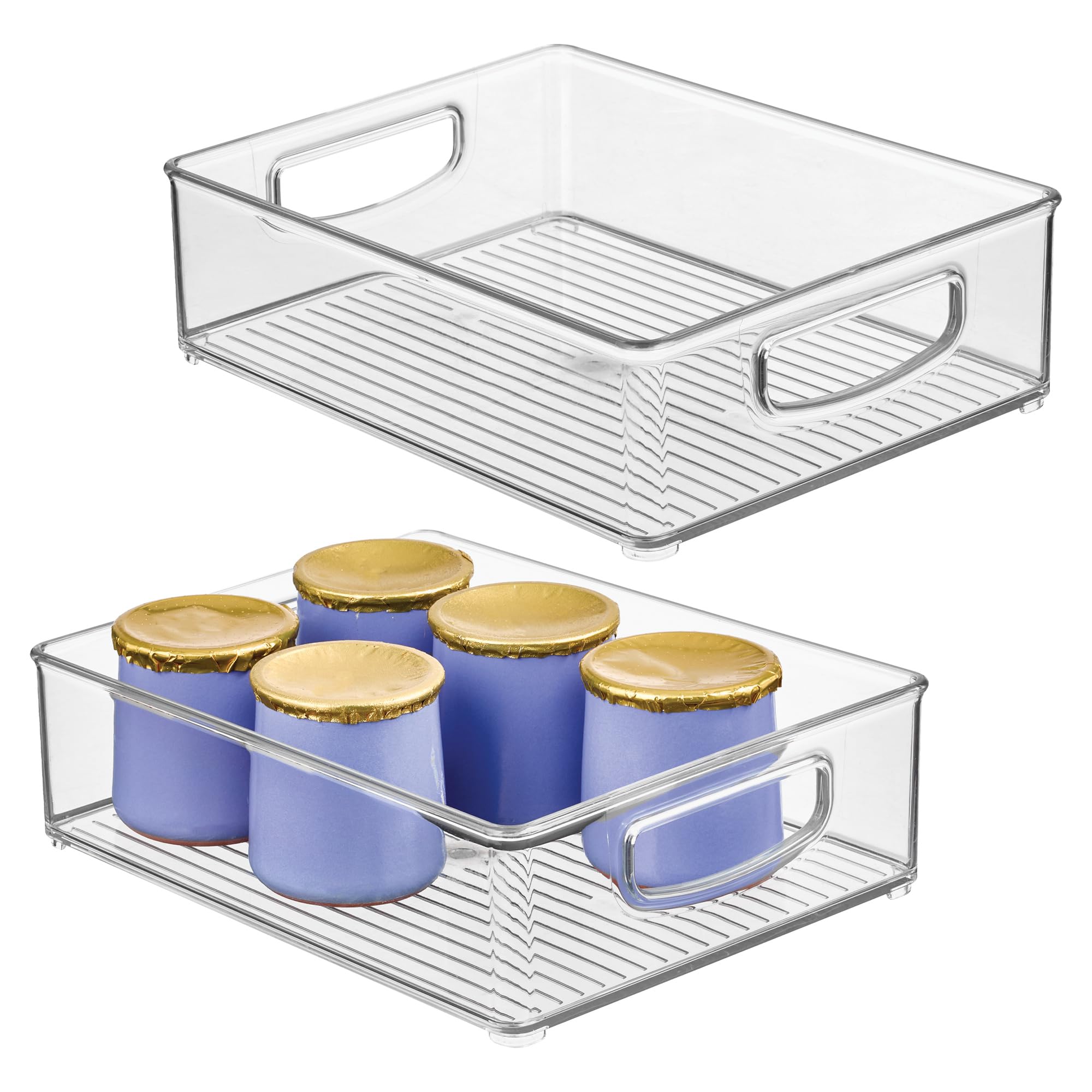 iDesign Stackable Pantry Bins - Clear -11 iDesign Stackable Pantry Bins - Clear -11