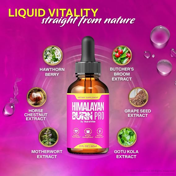 Himalayan Burn Pro - Official Himalayan Burn Pro Drops, Powerful Formula to Transform Your Body and Energize Your Life, Premium HimalayanBurn Pink Salt Gotas Reviews (30 Servings)