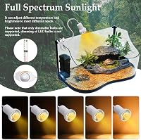Sunshine Smile Teknős Terrárium Hőlámpa 25W 50W Hreptil Fűtőlámpa 3