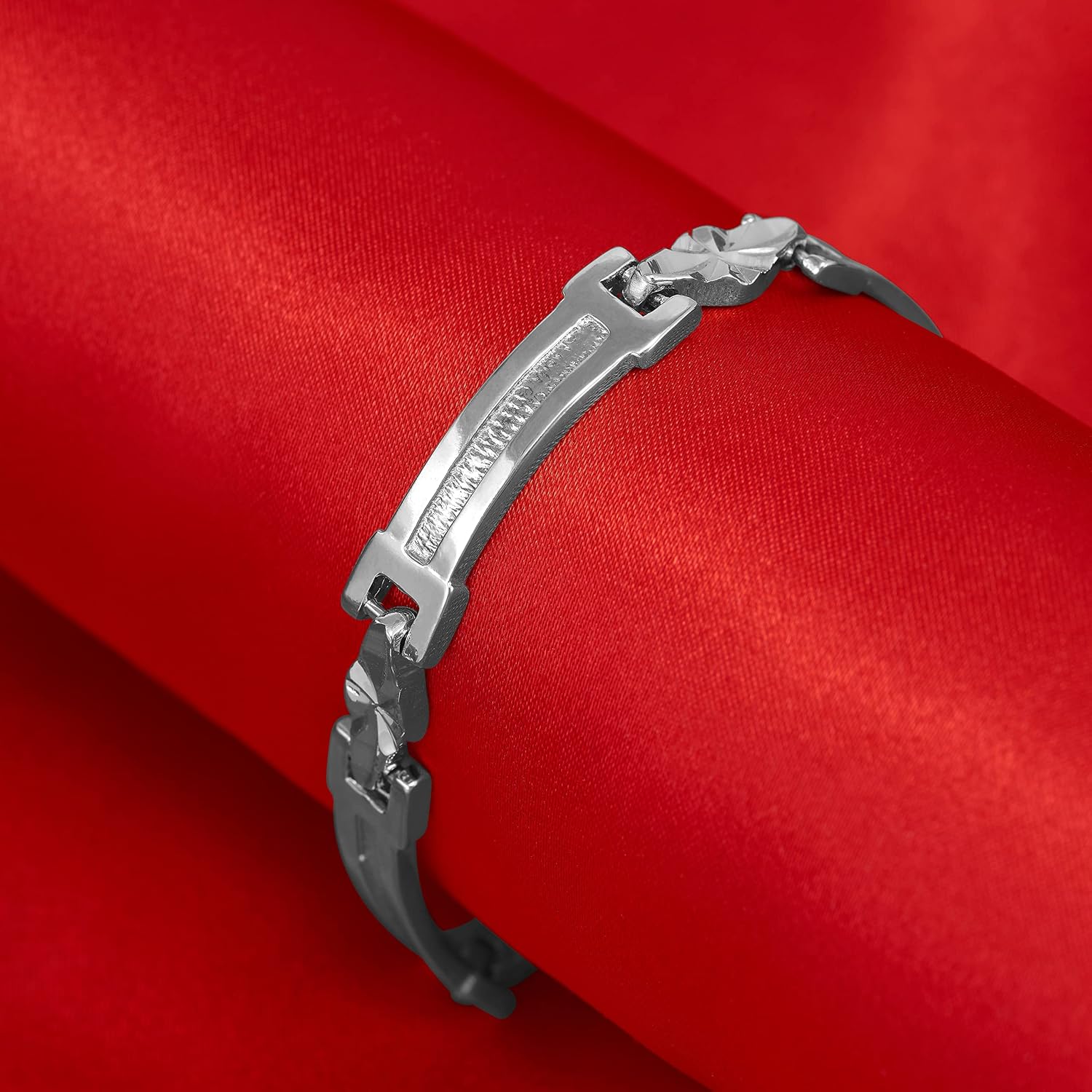 LIFETIME JEWELRY Diamond Cut Shine Bracelet for Women and Men 24k Real Gold Plated
