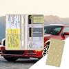Car Registration and Insurance Holder with Magnetic Shut, PU Leather Car Glove Box Organizer Car Document Holder for ID, License, Universal Car Organizer Accessories for Women Men Champagne