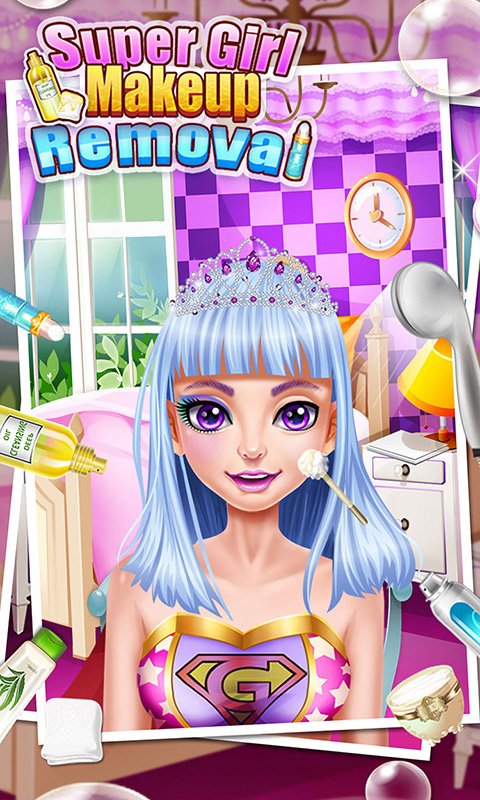 スーパーガールメイク落とし 無料女の子ゲーム Amazon Co Jp Appstore For Android