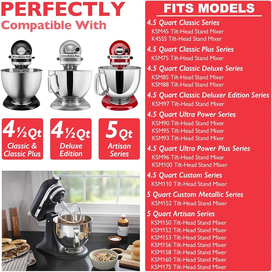 Amazon.com: 5 Qt 18/8 Stainless Steel Mixing Bowl for Kitchen Aid Amazon.com: 5 Qt 18/8 Stainless Steel Mixing Bowl for Kitchen Aid