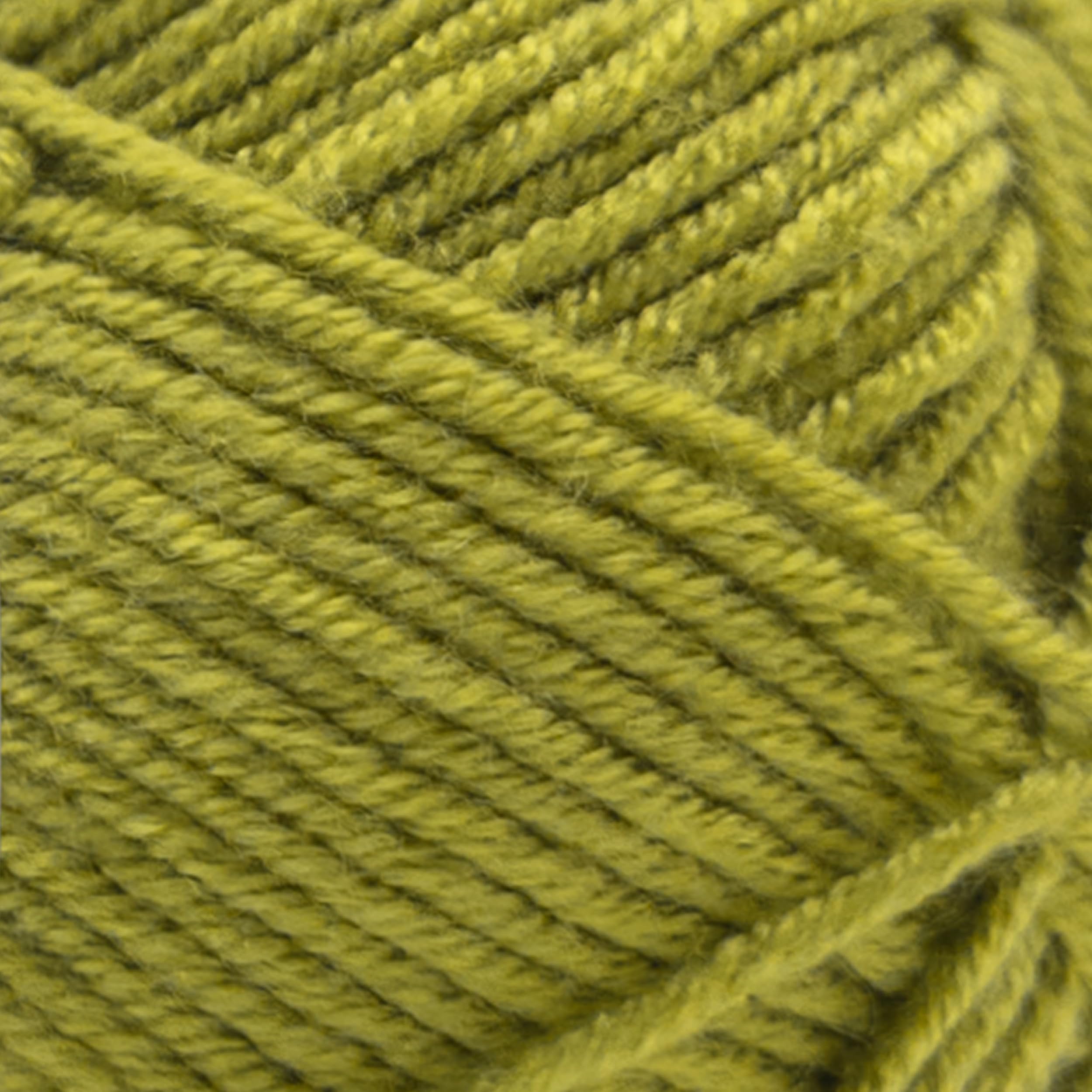 Estako DailyKnit-DK - Confezione da 4 matasse di filato acrilico anti-pelucchi, morbido DK leggero #3, 4 x 99,79 g, 4 x 273 m, per lavoro a maglia e uncinetto (80047 - verde wasabi)