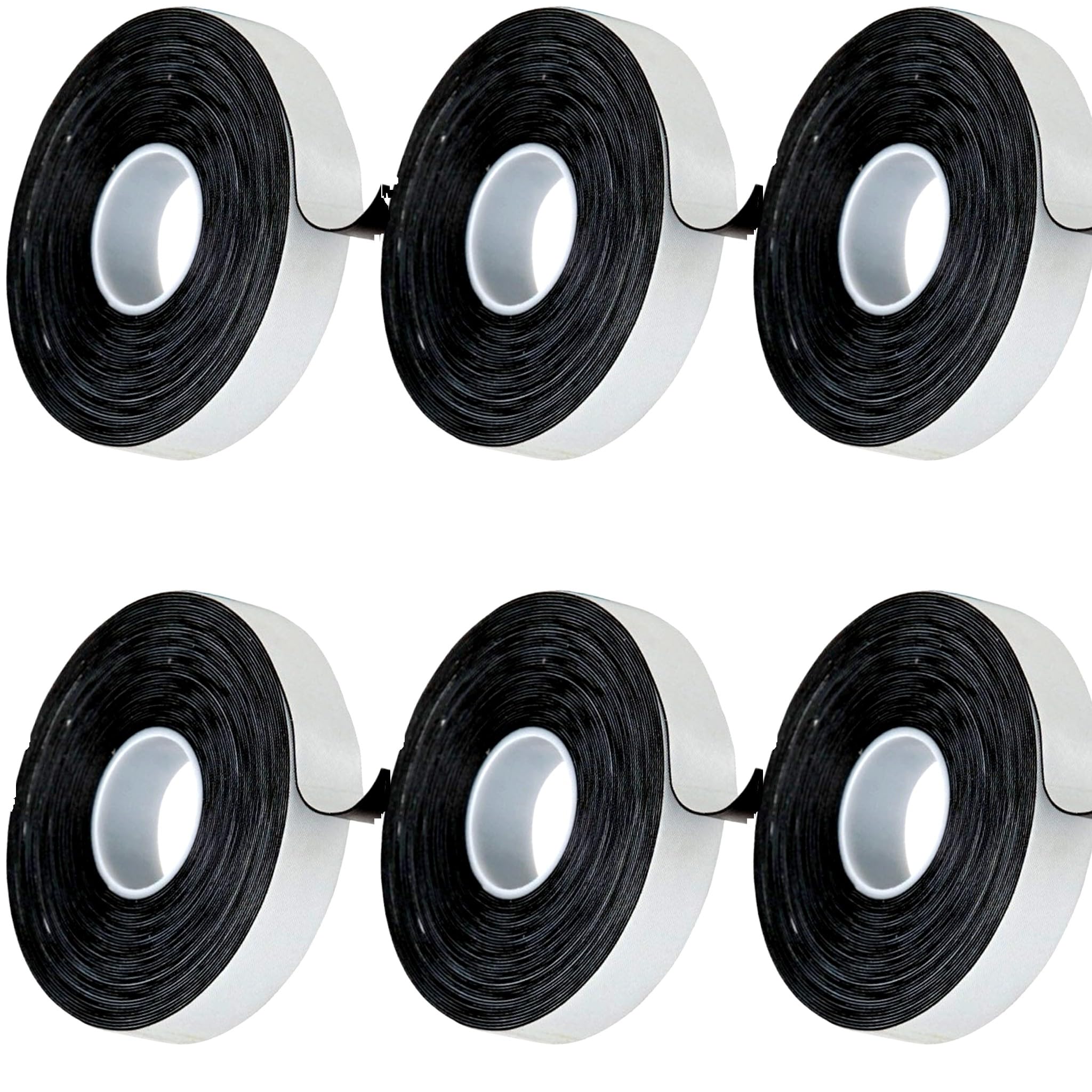 Bricoloco Nastro Isolante Vulcanizzabile Automatico Elettrico e Impianto Idraulico Rotolo 9,20 m x 19 mm Auto - Vulcanizzabile in EPR, Nero (6)