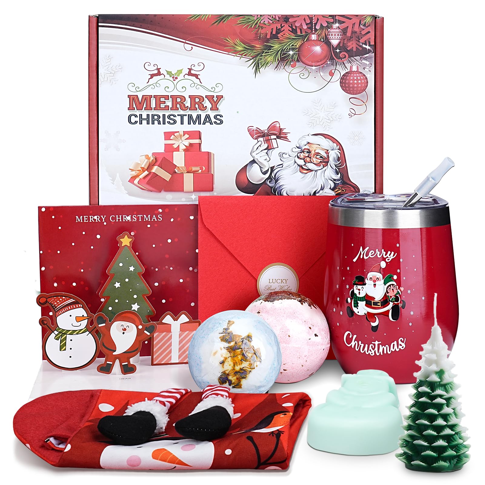 Christmas Gift Set For Her Bath Relaxing Spa Gift Basket