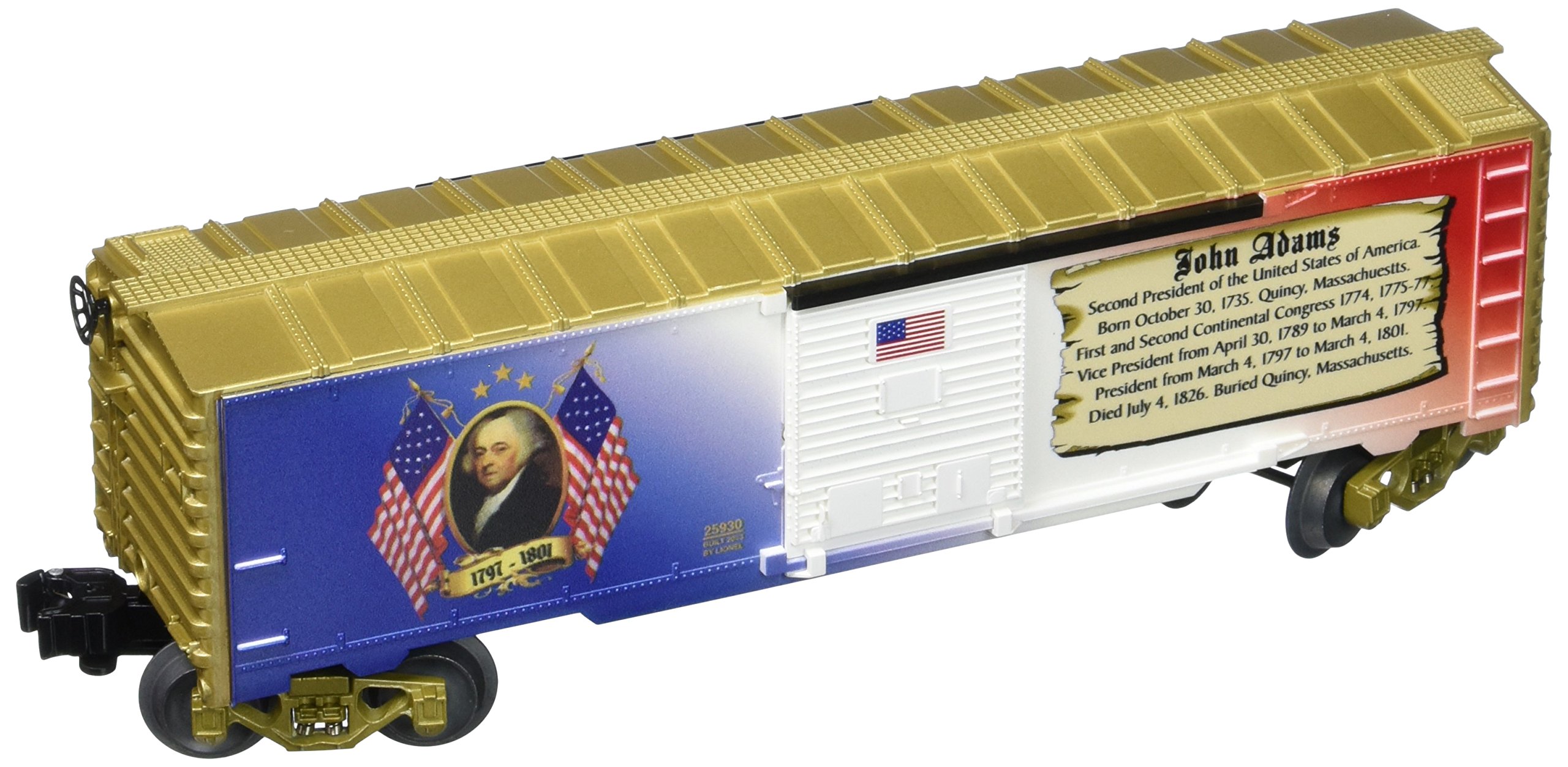 Lionel Presidential Series John Adams Boxcar
