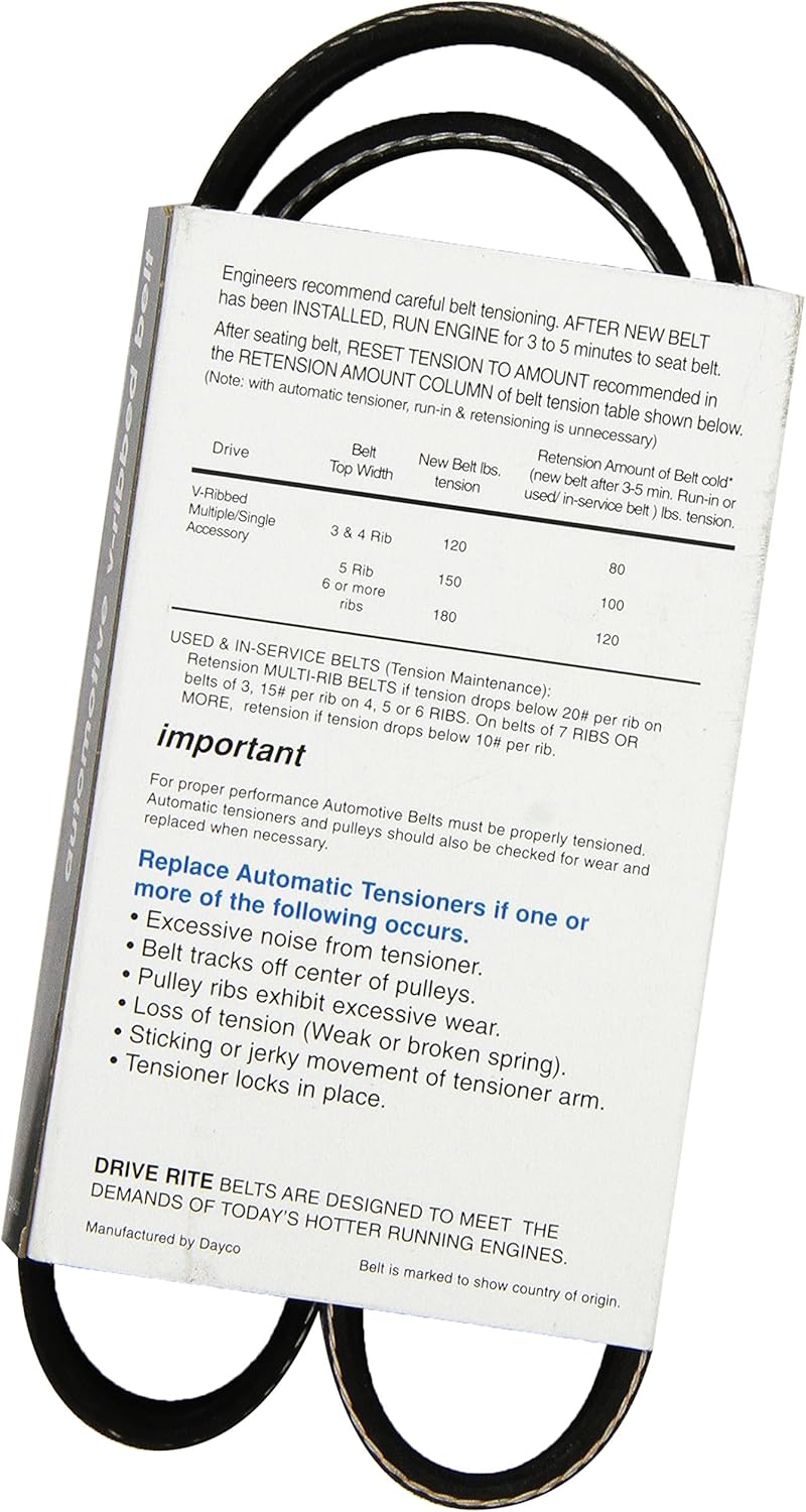 Dayco 5040340DR Serpentine Belt