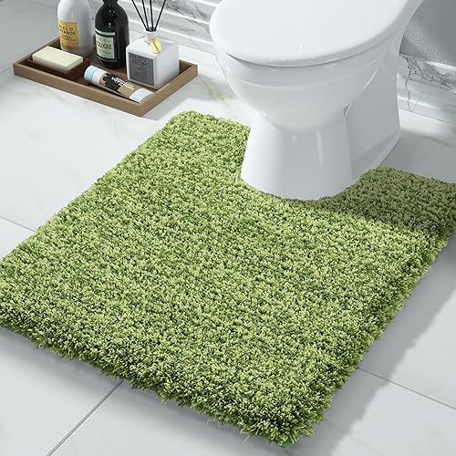Miniatura 52 de Yimobra Alfombras de baño para baño, 32 x 20 pulgadas, ultra suaves y absorbentes de agua, alfombras de ducha de felpa antideslizantes, tapetes Gris