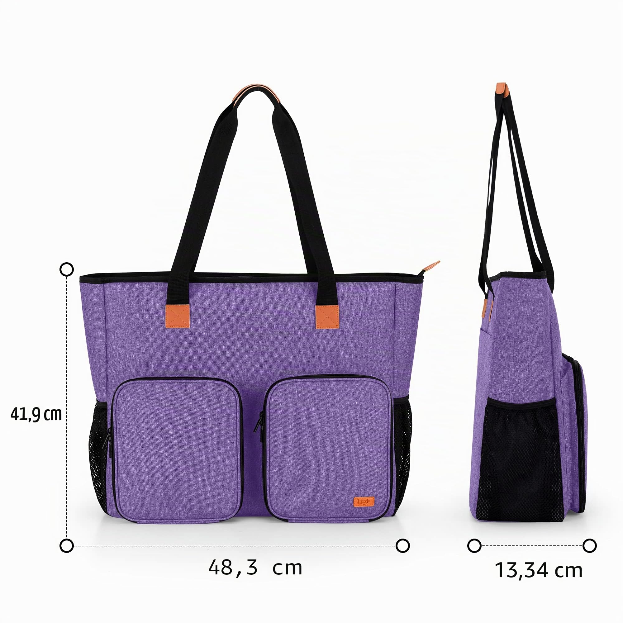 Luxja Bolsa de Viaje para Pintura de Diamentes, Bolsa para Mesa de Luz Dibujo A3, Bolsa con Muchos Bolsillos para Mesa de Luz y Aceesorios de Pintura Diamantes