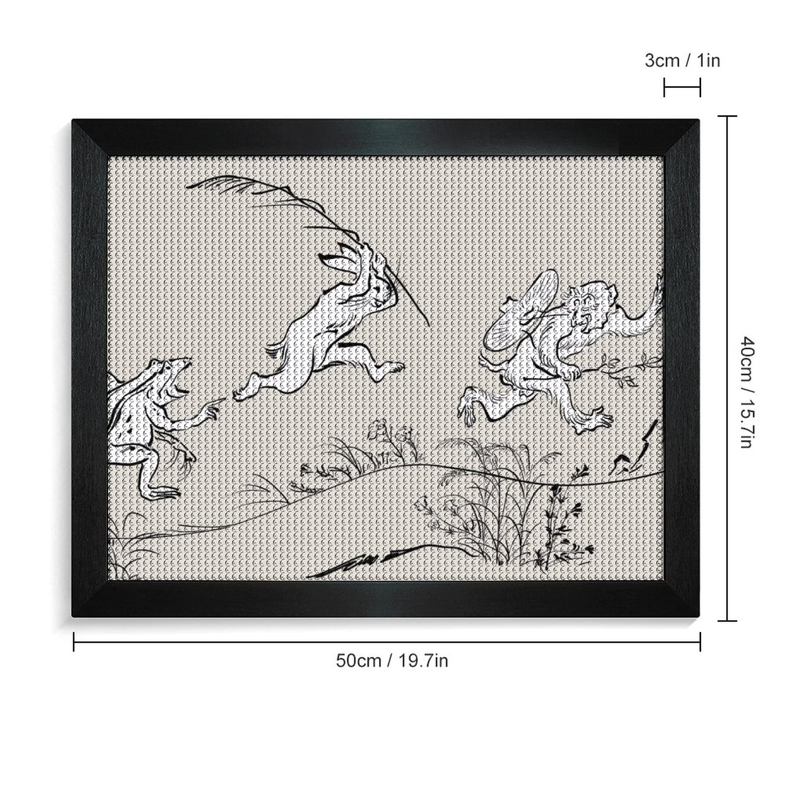 Amazon | ダイヤモンドアート 鳥獣戯画 5Dダイヤモンドキット